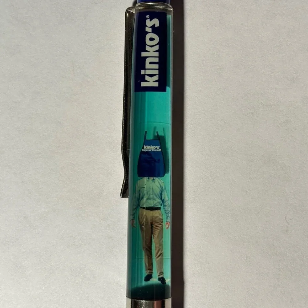Kinko's Express Yourself Floaty Pen Vintage Advertising Promo Novelty Collect